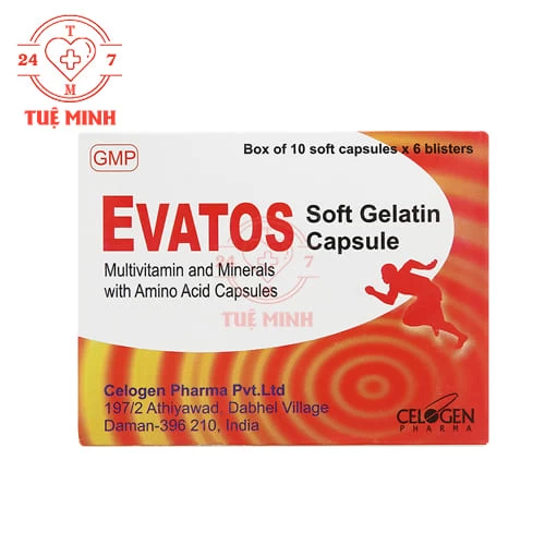 Evatos Celogen - Giúp bổ sung vitamin chất khoáng và một số acid amin